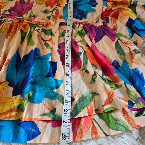 Farm Rio Mary's Garden Boxy Cropped Top - READ DESCRIPTION - Picture 6 of 10